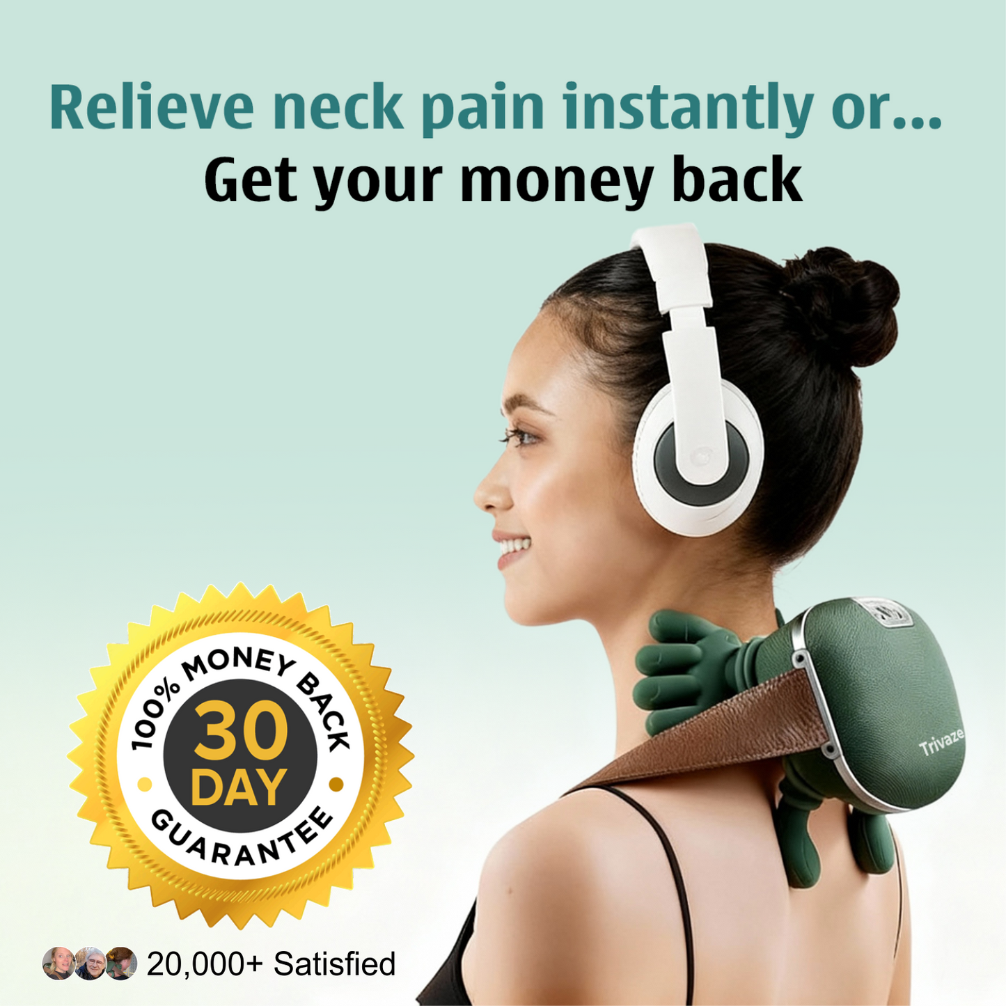 Trivaze  The 3-in-1 Neck Massager